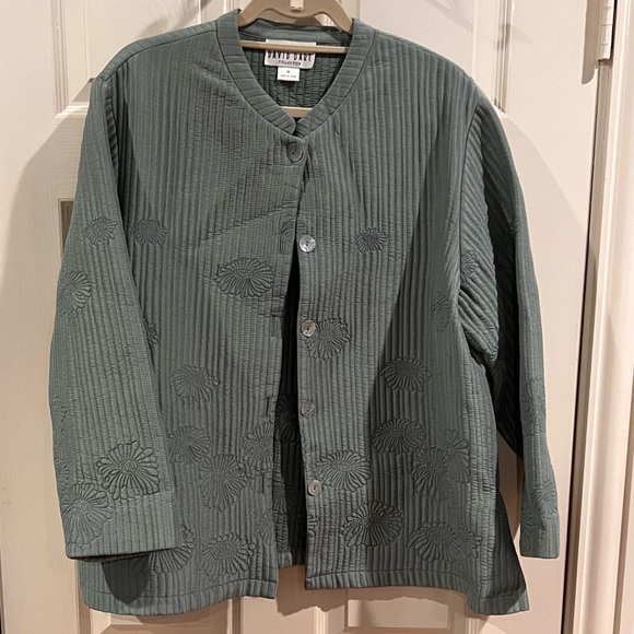 David Dart Jackets & Coats David Dart 0 Silk Jacket With Flower